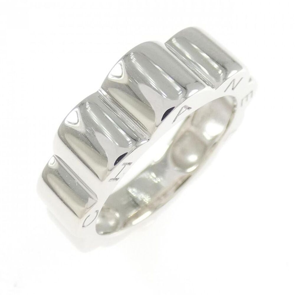 Chanel Profil De Camelia 18K White Gold Ring Size 10